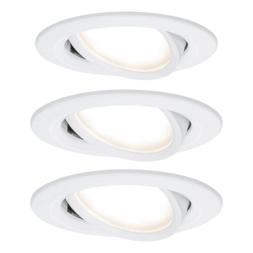 Paulmann 93449 - Set 3xLED/6,5W IP23 ugradbena lampa za kupatilo NOVA 230V