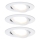 Paulmann 93449 - Set 3xLED/6,5W IP23 ugradbena lampa za kupatilo NOVA 230V