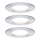 Paulmann 93462 - Set 3xLED/6W  IP44 ugradbena lampa za kupatilo NOVA 230V
