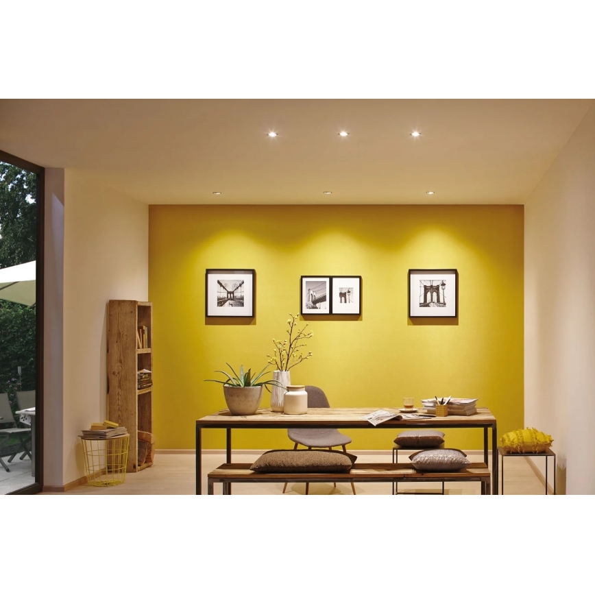 Paulmann 93462 - Set 3xLED/6W  IP44 ugradbena lampa za kupatilo NOVA 230V