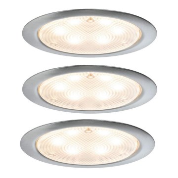 Paulmann 93559 - KOMPLET 3xLED/2,8W Ugradna svetiljka sa senzorom MICRO LINE 230V 2700K
