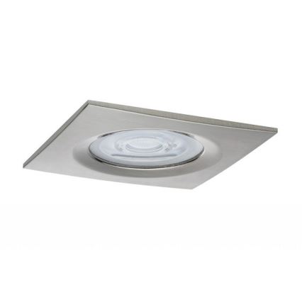 Paulmann 93611 - LED-GU10/7W IP44 Prigušiva ugradbena lampa za kupatilo NOVA 230V
