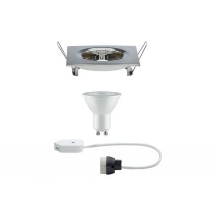 Paulmann 93611 - LED-GU10/7W IP44 Prigušiva ugradbena lampa za kupatilo NOVA 230V