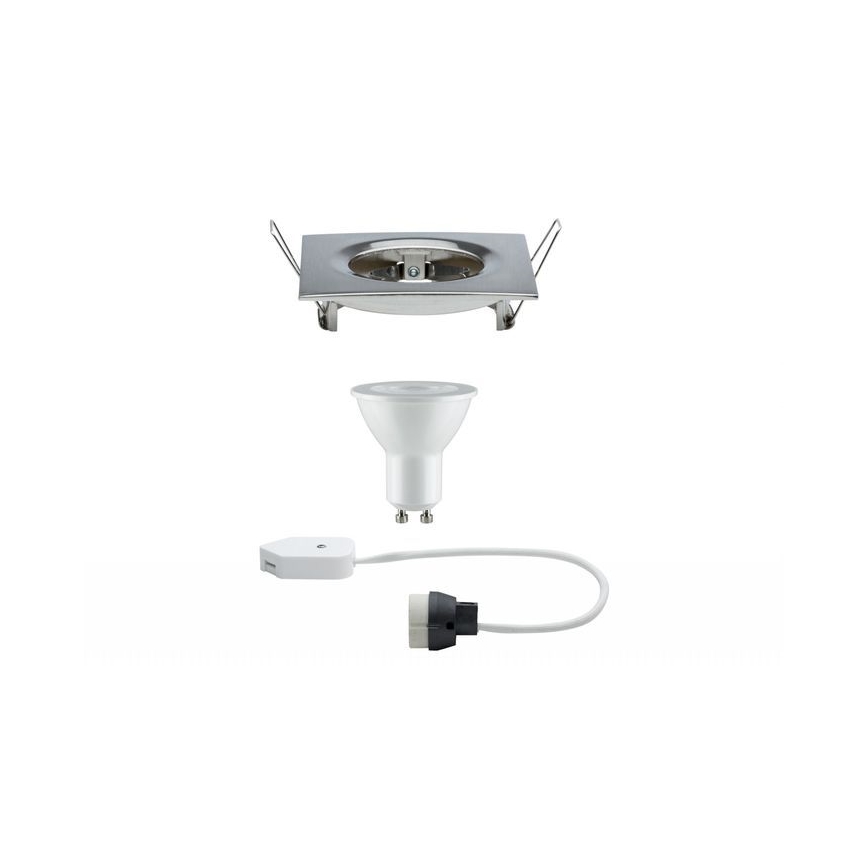 Paulmann 93611 - LED-GU10/7W IP44 Prigušiva ugradbena lampa za kupatilo NOVA 230V