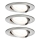 Paulmann 93652 - Set 3x LED GU10/6,1W IP23 ugradbena lampa za kupatilo 230V
