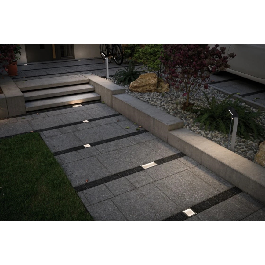 Paulmann 93774 - LED/0,24W IP67 Solarna rasveta za kućni prilaz CUBE 1,2V 1200 mAh