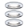 Paulmann 93853 - Set 3xLED-GU10/4,5W Ugradbena lampa STARR 230V