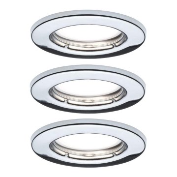 Paulmann 93853 - SET 3xLED-GU10/4,5W ugradno stropno svetlo STARR 230V