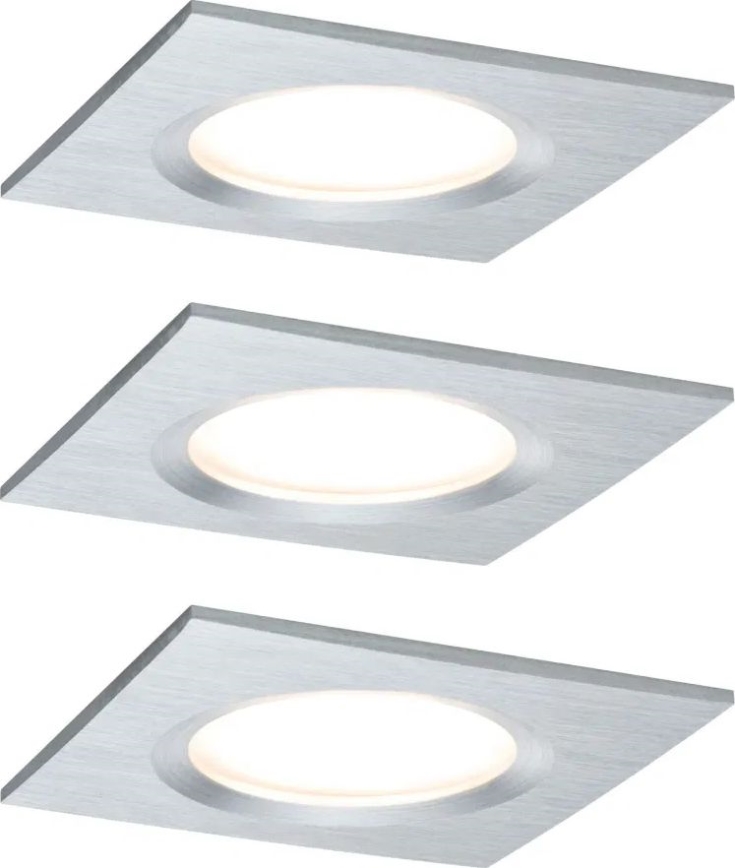 Paulmann 93895 - Set 3xLED/6W IP44 Prigušiva ugradbena lampa za kupatilo NOVA 230V