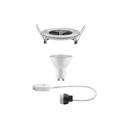 Paulmann 93959 - LED-GU10/7W IP44 Prigušivo osvetljenje za kupatilo NOVA 230V