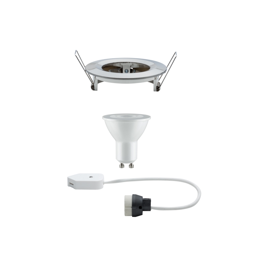 Paulmann 93959 - LED-GU10/7W IP44 Prigušivo osvetljenje za kupatilo NOVA 230V