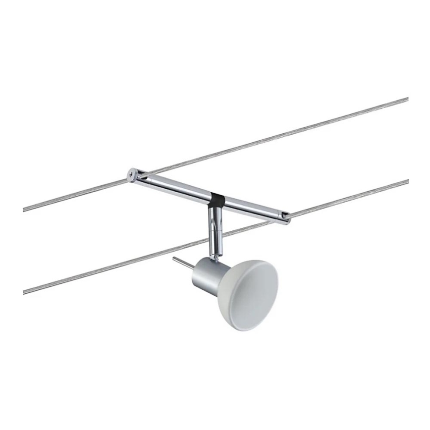 Paulmann 94131 - Spot svetiljka SHEELA za sajlinski sistem, 12V, 1x GU5,3/10W, sjajni hrom