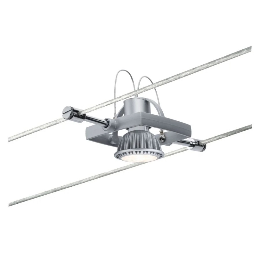 Paulmann 94132 - 1xGU5,3/10W Reflektorska lampa za šinski sastav MAC 12V mat krom