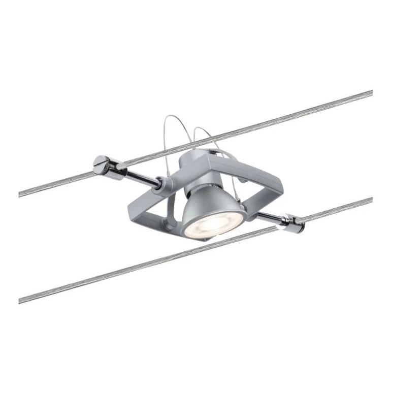 Paulmann 94132 - 1xGU5,3/10W Reflektorska lampa za šinski sastav MAC 12V mat krom