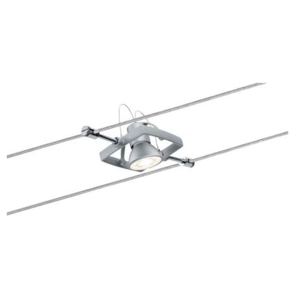 Paulmann 94133 - Set 5xGU5,3/10W Reflektorska lampa za sastav sajli MAC 230V mat krom