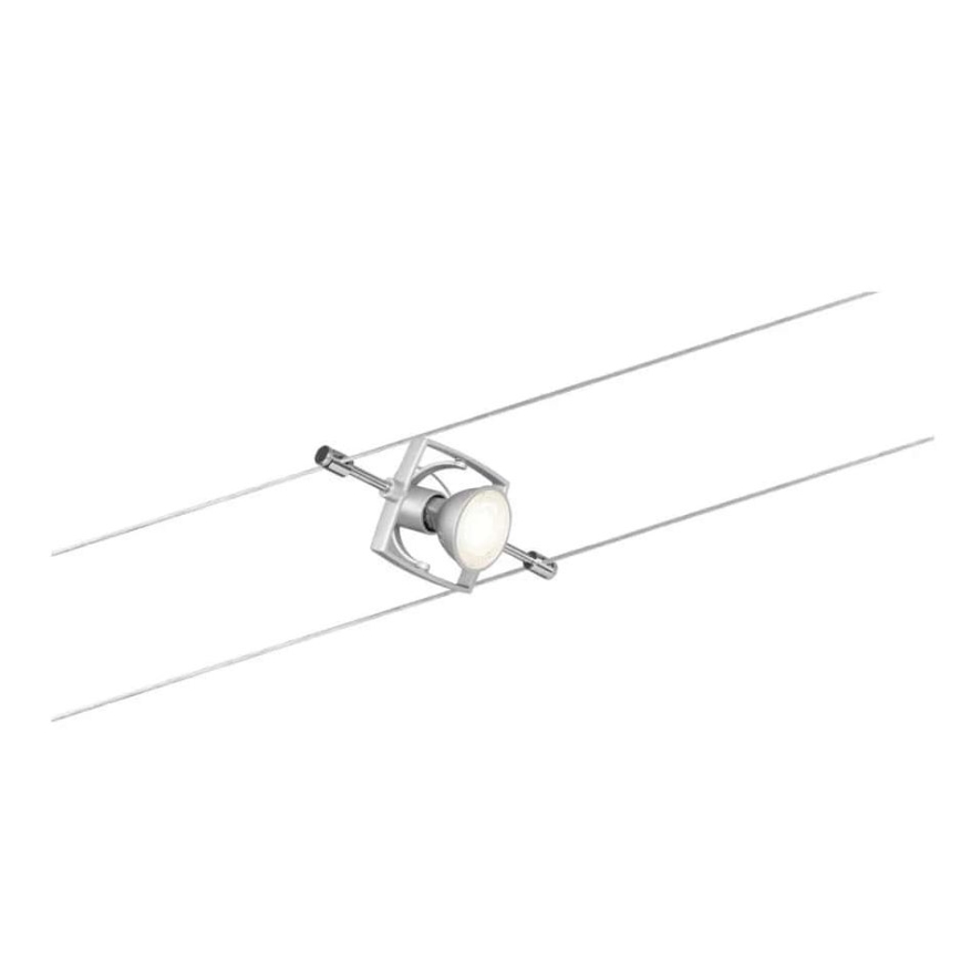 Paulmann 94133 - Set 5xGU5,3/10W Reflektorska lampa za sastav sajli MAC 230V mat krom