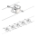 Paulmann 94133 - Set 5xGU5,3/10W Reflektorska lampa za sastav sajli MAC 230V mat krom
