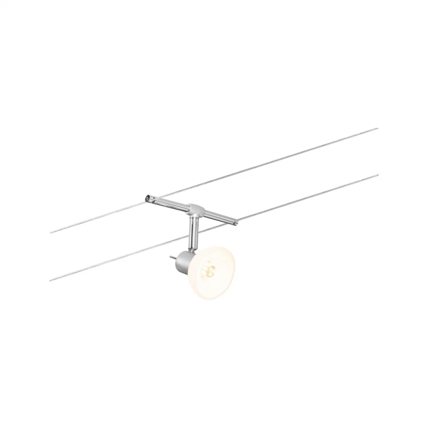 Paulmann 94136 - Set 5xGU5,3/10W Reflektorska lampa za šinski sastav SHEELA 230V sjajni krom