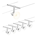 Paulmann 94136 - Set 5xGU5,3/10W Reflektorska lampa za šinski sastav SHEELA 230V sjajni krom