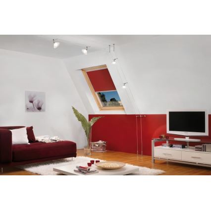 Paulmann 94138 - 1xGU4/10W Reflektorska lampa za šinski sastav COLMAR 12V bela/sjajni krom