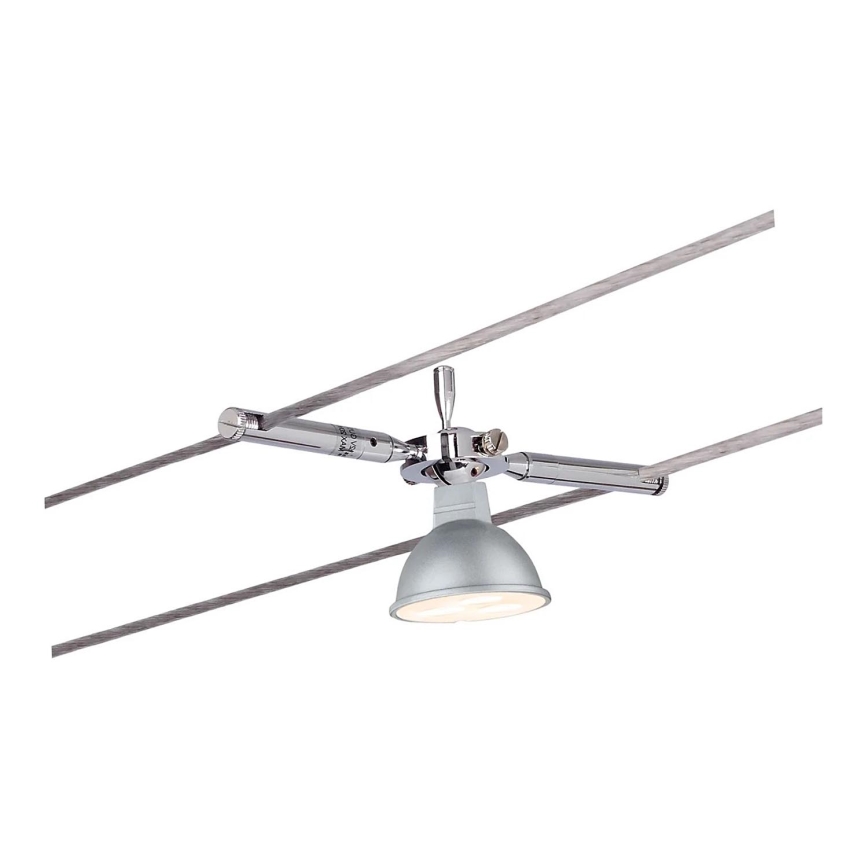 Paulmann 94147 - 1xGU5,3/10W Reflektorska lampa za šinski sastav TOGO 12V mat krom