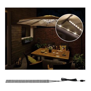 Paulmann 94208 - LED/1,8W Osvetljenje za suncobran PARASOL 5V/USB