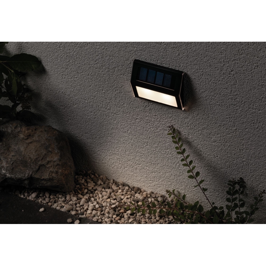Paulmann 94234 - LED/0,05W IP44 Spoljašnja solarna lampa sa senzorom DAYTON 1,2V 400 mAh