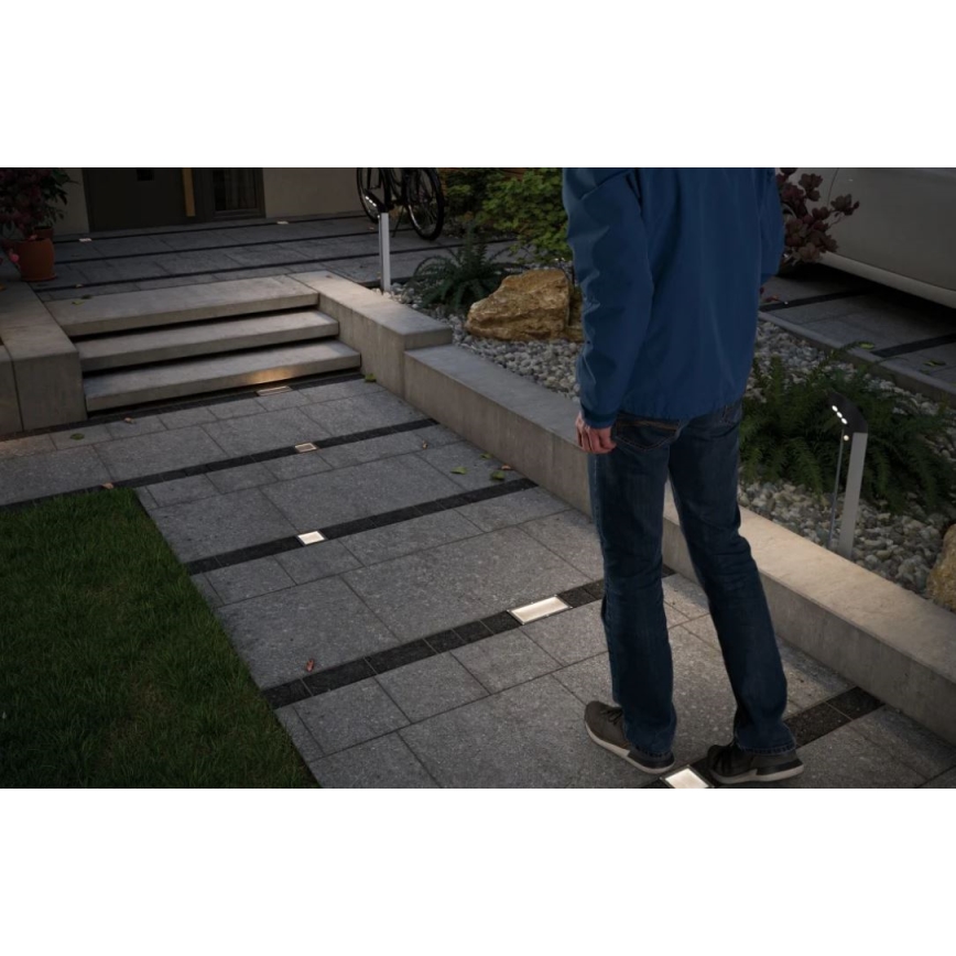 Paulmann 94238 - LED/0,7W IP67 Solarna rasveta za kućni prilaz ARON 3,7V 650 mAh