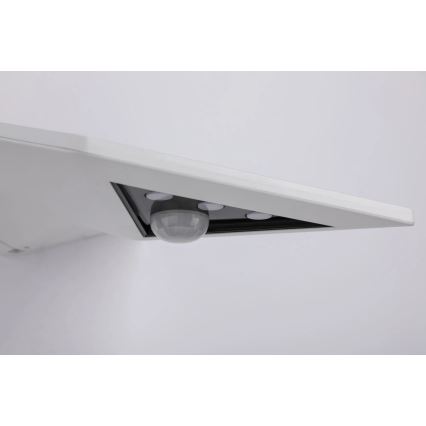 Paulmann 94244 - LED/1,2W IP44 solarna zidna svetiljka sa senzorom YOKO 3,7V 1800 mAh bela