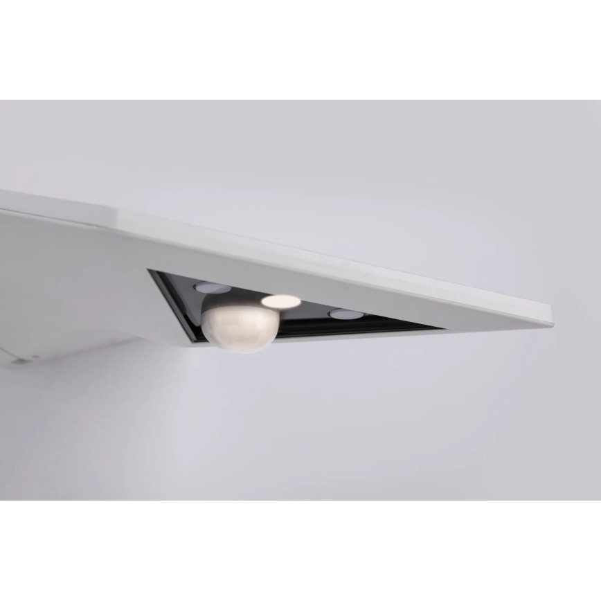 Paulmann 94244 - LED/1,2W IP44 solarna zidna svetiljka sa senzorom YOKO 3,7V 1800 mAh bela