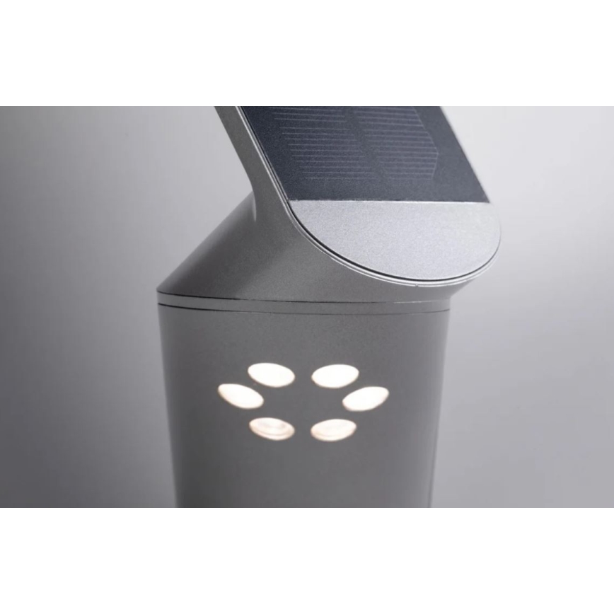 Paulmann 94261 - LED/1,2W IP44 Solarna zidna lampa sa senzorom ILIAS 3,7V 1800 mAh