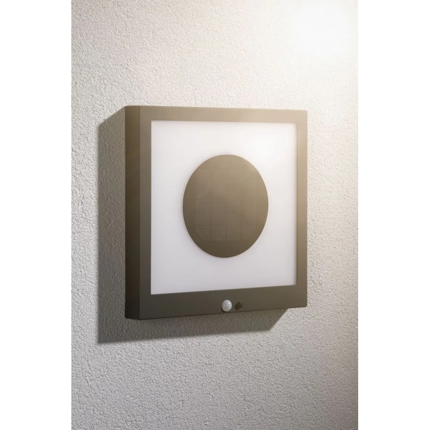 Paulmann 94263 - LED/1,2W IP44 Solarna zidna lampa sa senzorom TAIJA 3,7V 1800 mAh