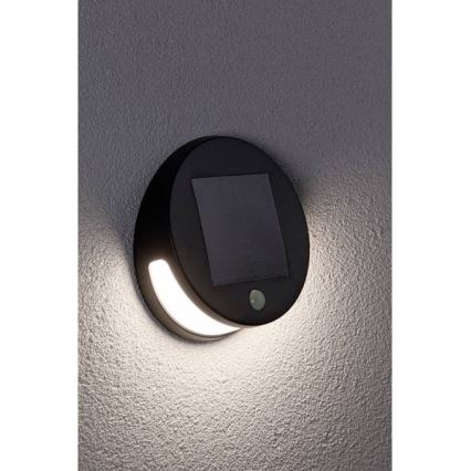 Paulmann 94265 - LED/3W IP44 Spoljašnja solarna lampa sa senzorom HELENA 3,7V 1800 mAh