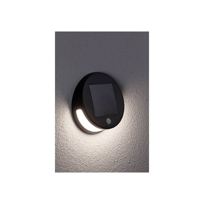 Paulmann 94265 - LED/3W IP44 Spoljašnja solarna lampa sa senzorom HELENA 3,7V 1800 mAh