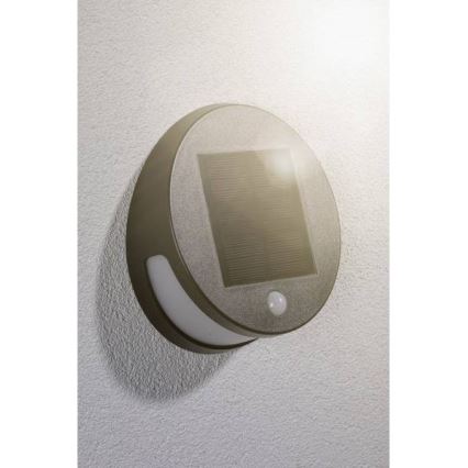 Paulmann 94265 - LED/3W IP44 Spoljašnja solarna lampa sa senzorom HELENA 3,7V 1800 mAh