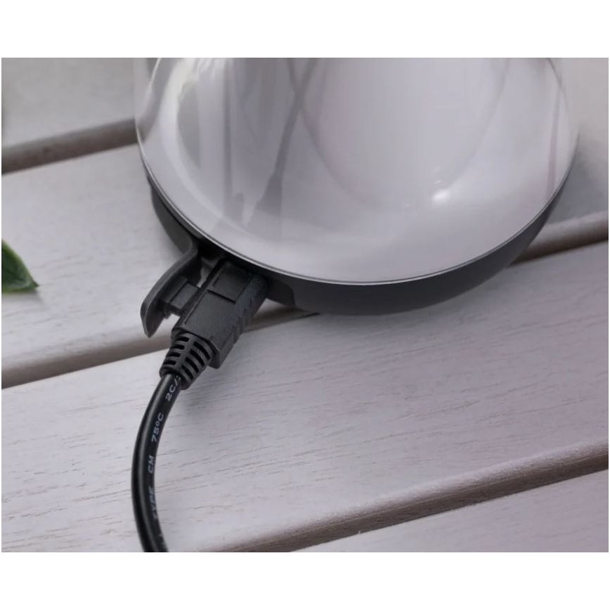 Paulmann 94267 - LED/1,3W IP44 Vanjska prigušivi lampa CUPULINO 5V 2000 mAh
