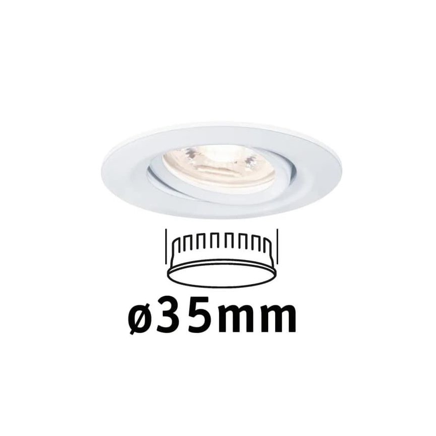 Paulmann 94292 - LED/4W IP23 ugradbena lampa za kupatilo COIN 230V