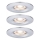 Paulmann 94303 - Set 3xLED/4W IP44 ugradbena lampa za kupatilo COIN 230V