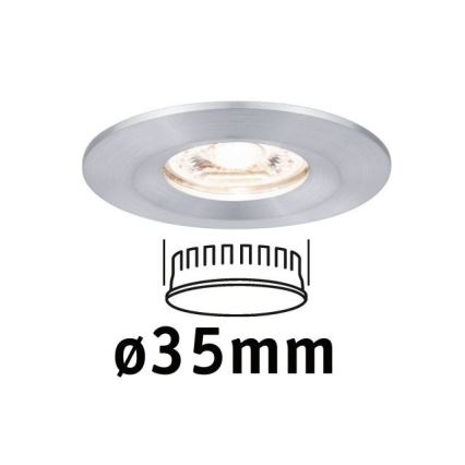 Paulmann 94304 - LED/4W IP44 ugradbena lampa za kupatilo COIN 230V