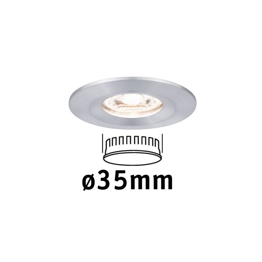 Paulmann 94304 - LED/4W IP44 ugradbena lampa za kupatilo COIN 230V