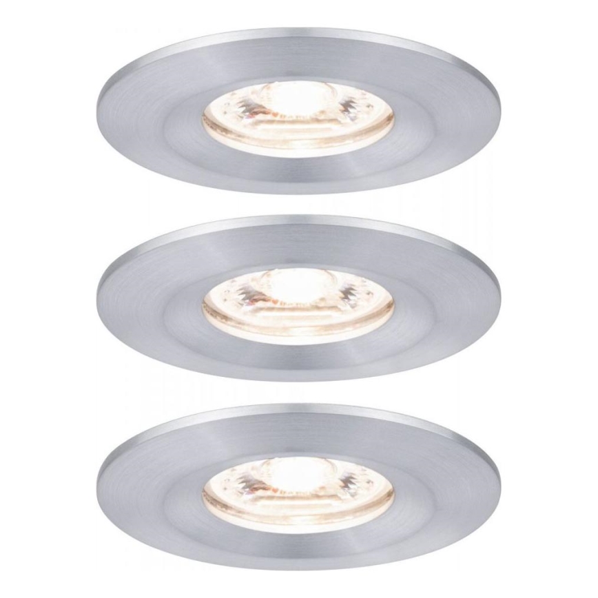 Paulmann 94305 - Set 3xLED/4W IP44 ugradbena lampa za kupatilo NOVA 230V