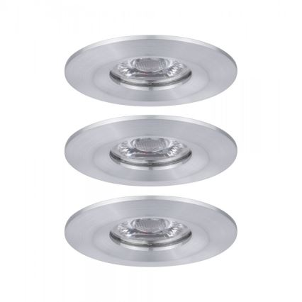 Paulmann 94305 - Set 3xLED/4W IP44 ugradbena lampa za kupatilo NOVA 230V