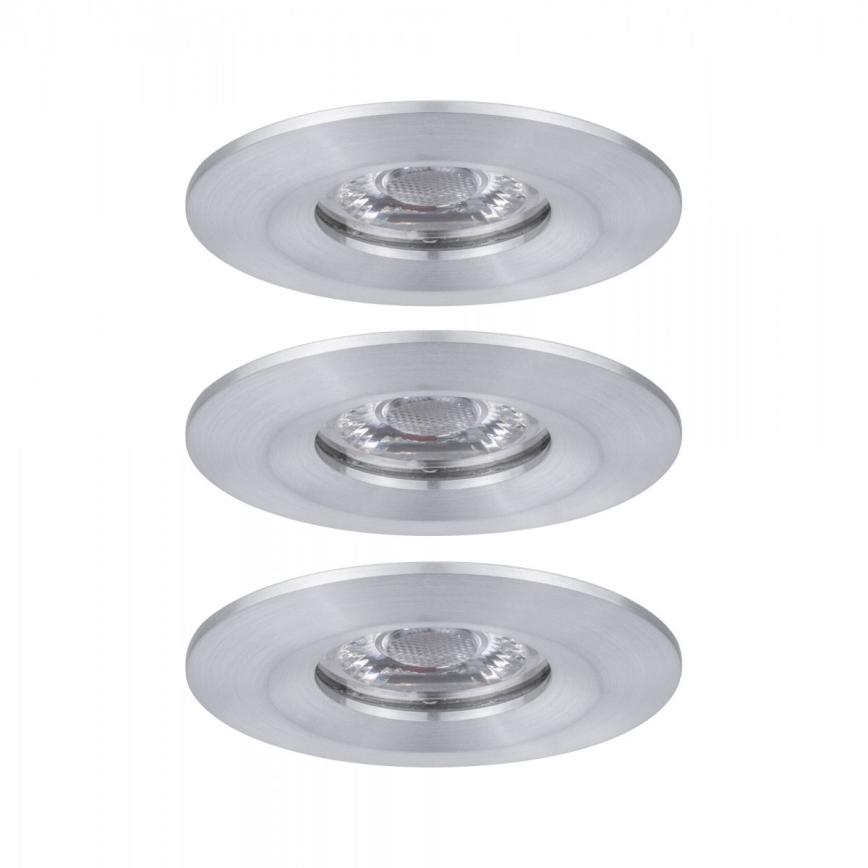 Paulmann 94305 - Set 3xLED/4W IP44 ugradbena lampa za kupatilo NOVA 230V