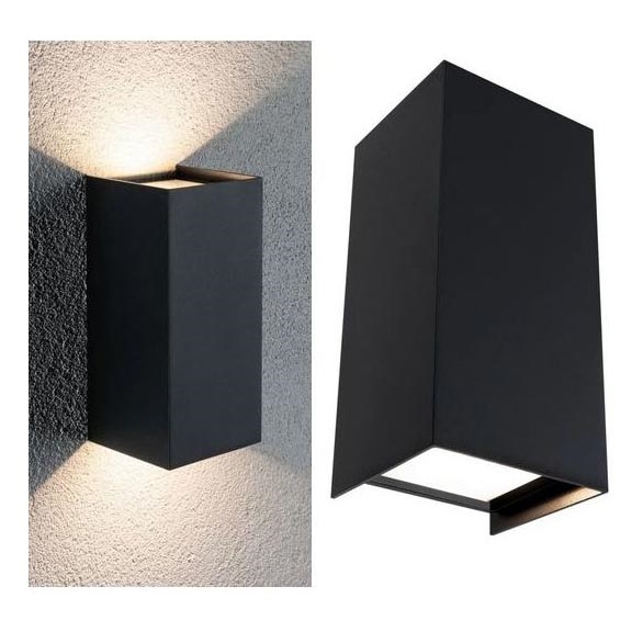 Paulmann 94325 - 2xLED/6,5W IP44 Spoljašnja zidna lampa FLAME 230V
