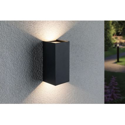 Paulmann 94325 - 2xLED/6,5W IP44 Spoljašnja zidna lampa FLAME 230V