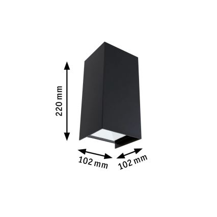 Paulmann 94325 - 2xLED/6,5W IP44 Spoljašnja zidna lampa FLAME 230V