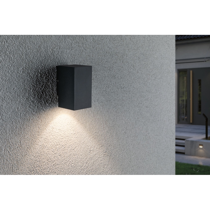 Paulmann 94327 - LED/3,8W IP44 Spoljašnja zidna lampa FLAME 230V antracit