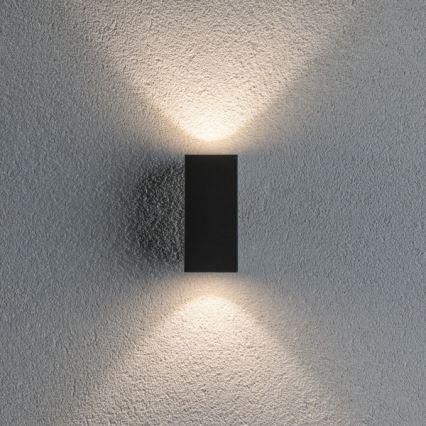 Paulmann 94328 - 2xLED/2,8W IP44 Spoljašnja zidna lampa FLAME 230V antracit