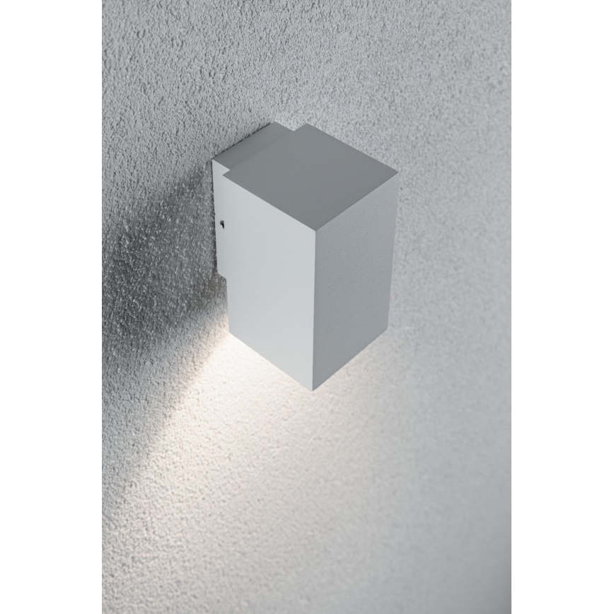 Paulmann 94329 - LED/3,8W IP44 Spoljašnja zidna lampa FLAME 230V bela