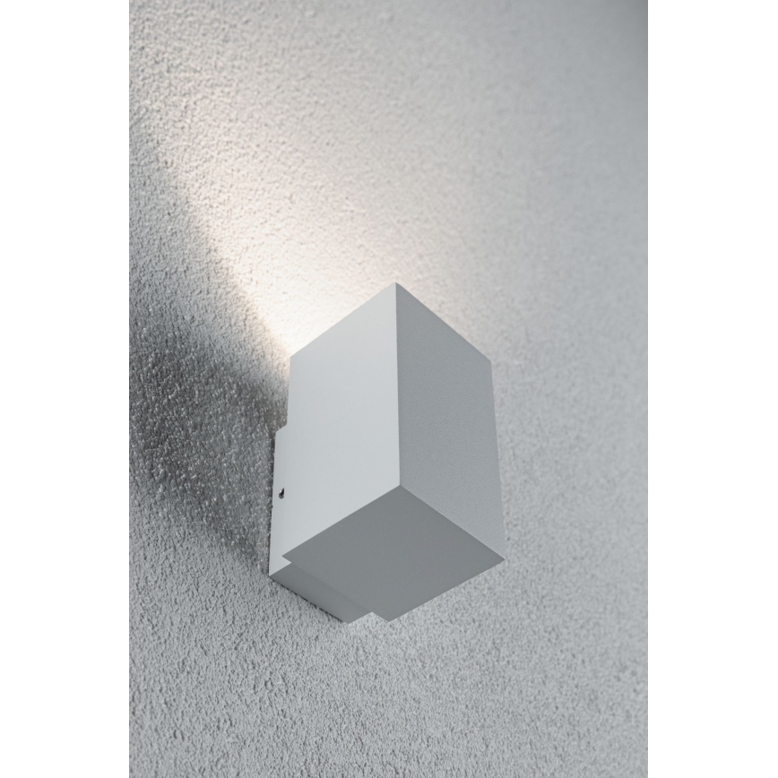 Paulmann 94329 - LED/3,8W IP44 Spoljašnja zidna lampa FLAME 230V bela